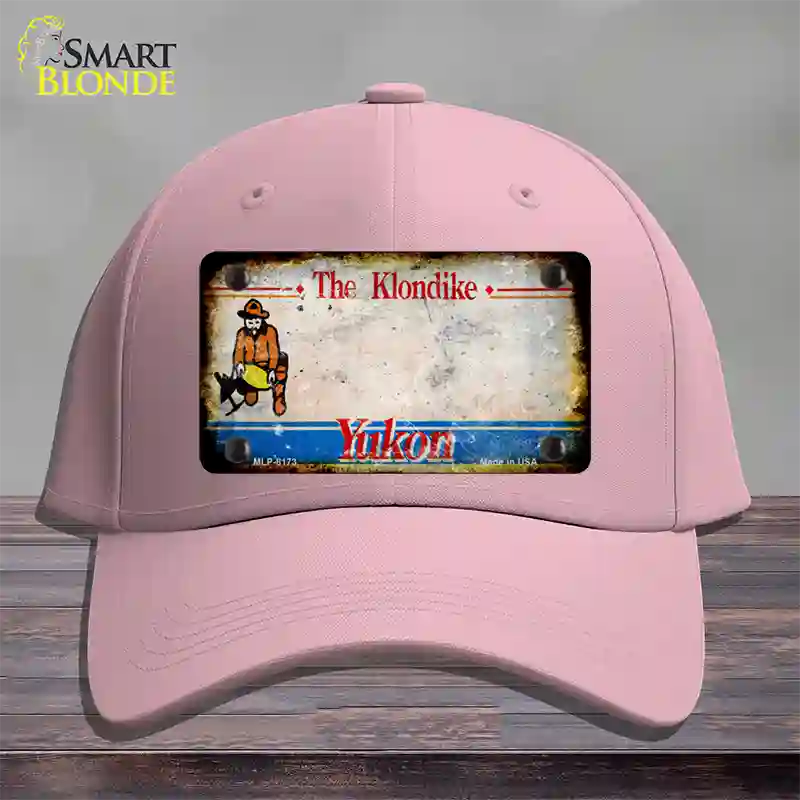 Yukon Rusty Blank Novelty License Plate Hat Cotton / Pink