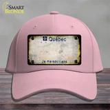 Quebec Rusty Blank Novelty License Plate Hat Cotton / Pink