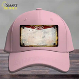 Ohio Rusty Blank Novelty License Plate Hat Cotton / Pink