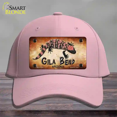 Gila Bend Gila Monster Novelty License Plate Hat Cotton / Pink