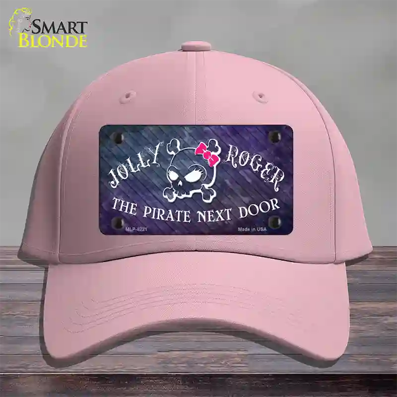 The Pirate Next Door Novelty License Plate Hat Cotton / Pink