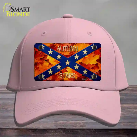 Autumn Stars Novelty License Plate Hat Cotton / Pink