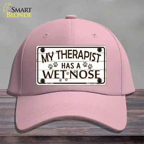 My Therapist Novelty License Plate Hat Cotton / Pink