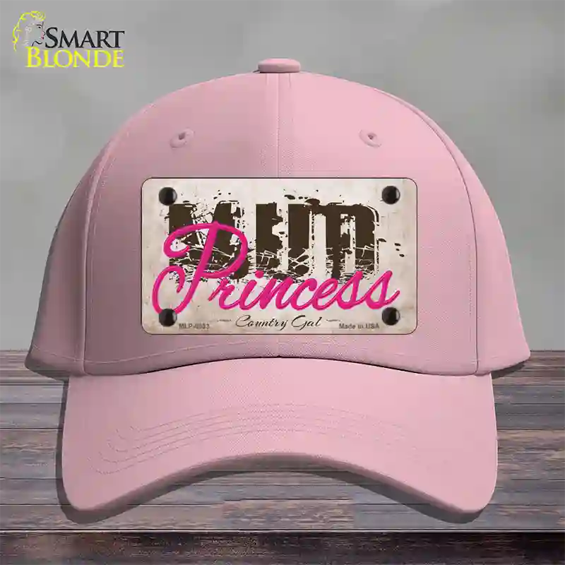 Mud Princess Novelty License Plate Hat Cotton / Pink