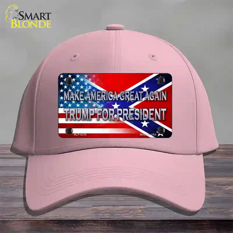 Make America Great Again Novelty License Plate Hat Cotton / Pink