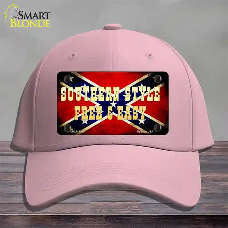 Southern Style Novelty License Plate Hat Cotton / Pink