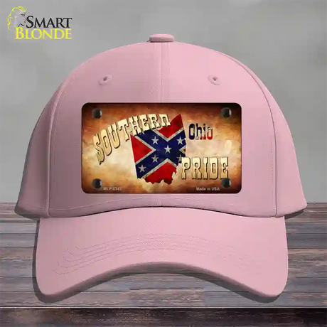 Southern Pride Ohio Novelty License Plate Hat Cotton / Pink