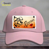 Rescue Dog Novelty License Plate Hat Cotton / Pink