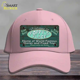 Poppys Place Novelty License Plate Hat Cotton / Pink