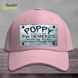 Poppy Is Here To Help Novelty License Plate Hat Cotton / Pink