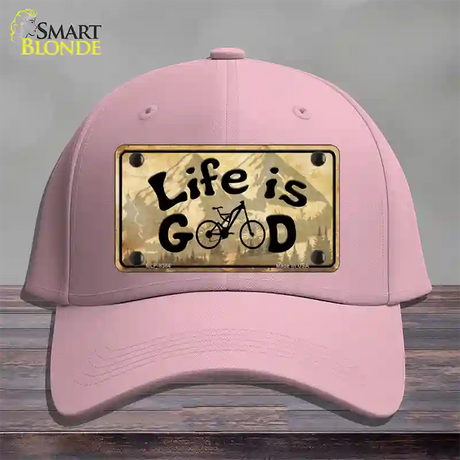 Life Is Good Novelty License Plate Hat Cotton / Pink