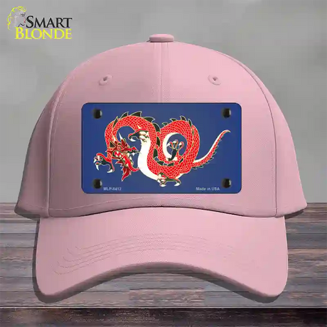 Dragon Novelty License Plate Hat Cotton / Pink