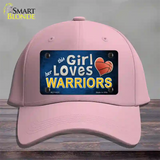 This Girl Loves Her Warriors Novelty License Plate Hat Cotton / Pink