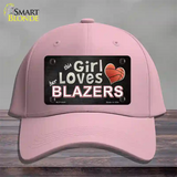 This Girl Loves Her Blazers Novelty License Plate Hat Cotton / Pink