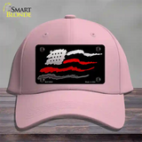 Thin Red Line Flag Novelty License Plate Hat Cotton / Pink