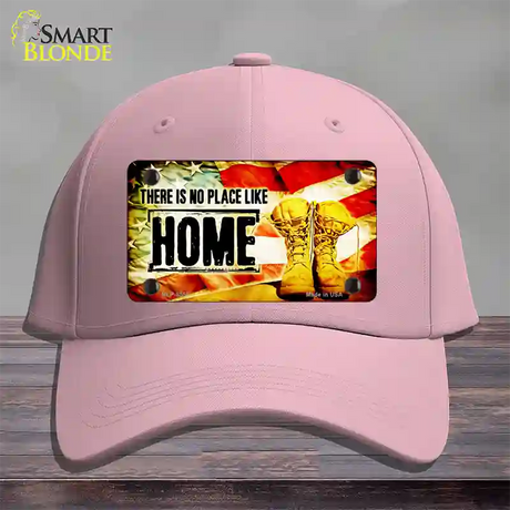 There Is No Place Like Home Novelty License Plate Hat Cotton / Pink