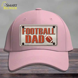 Football Dad Novelty License Plate Hat Cotton / Pink