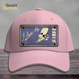 I Love My Seabee Novelty License Plate Hat Cotton / Pink