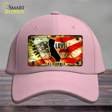 California Love Novelty License Plate Hat Cotton / Pink