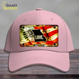 Missouri Love Novelty License Plate Hat Cotton / Pink