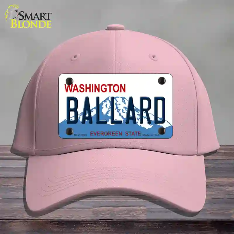 Ballard Washington Novelty License Plate Hat Cotton / Pink