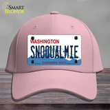 Snoqualmie Washington Novelty License Plate Hat Cotton / Pink