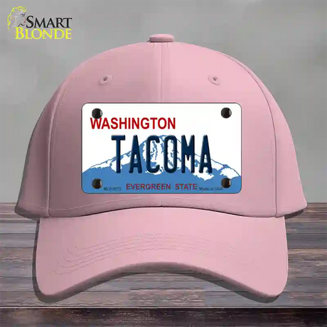 Tacoma Washington Novelty License Plate Hat Cotton / Pink