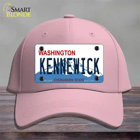 Kennewick Washington Novelty License Plate Hat Cotton / Pink