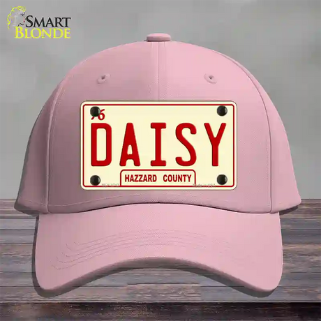 Daisy Novelty License Plate Hat Cotton / Pink