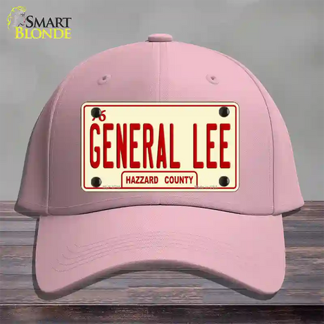 General Lee Hazzard County Novelty License Plate Hat Cotton / Pink