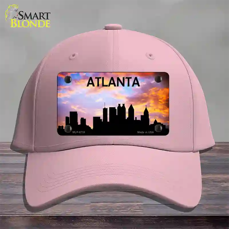 Atlanta Silhouette Novelty License Plate Hat Cotton / Pink