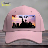 Dallas Silhouette Novelty License Plate Hat Cotton / Pink