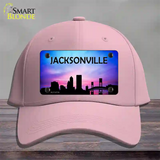 Jacksonville Silhouette Novelty License Plate Hat Cotton / Pink