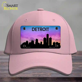 Detroit Silhouette Novelty License Plate Hat Cotton / Pink