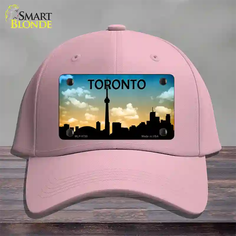 Toronto Silhouette Novelty License Plate Hat Cotton / Pink