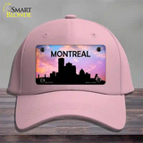 Montreal Silhouette Novelty License Plate Hat Cotton / Pink