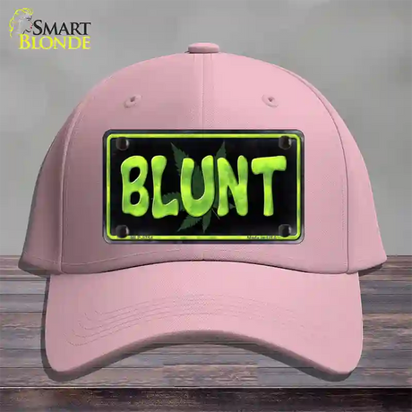 Blunt Novelty License Plate Hat Cotton / Pink