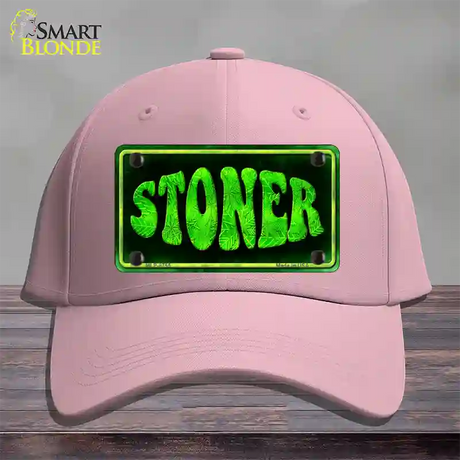 Stoner Novelty License Plate Hat Cotton / Pink