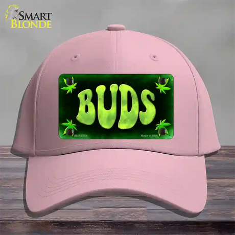 Buds Novelty License Plate Hat Cotton / Pink