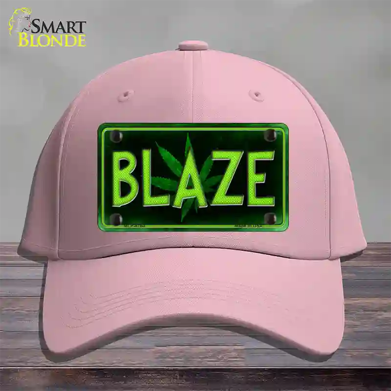 Blaze Novelty License Plate Hat Cotton / Pink