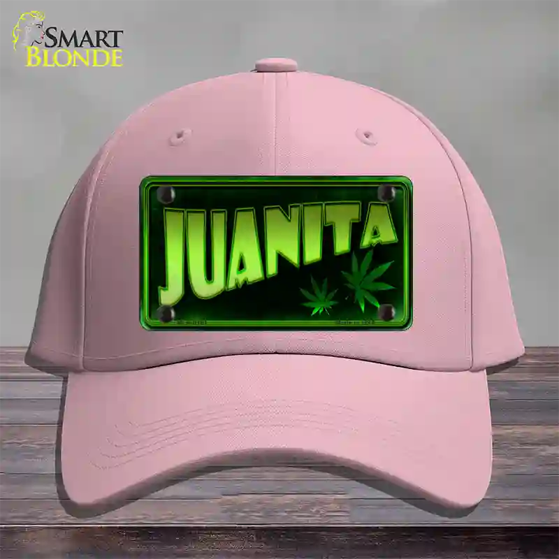 Juanita Novelty License Plate Hat Cotton / Pink