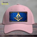 Freemasonry Novelty License Plate Hat Cotton / Pink