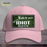 Watch Out Ahead Of Me Novelty License Plate Hat Cotton / Pink