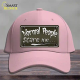 Normal People Novelty License Plate Hat Cotton / Pink