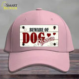 Beware of Dogs Novelty License Plate Hat Cotton / Pink