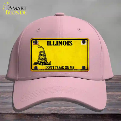 Illinois Dont Tread On Me Novelty License Plate Hat Cotton / Pink