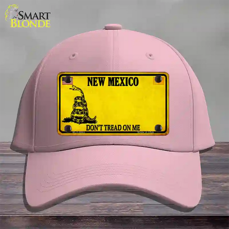 New Mexico Dont Tread On Me Novelty License Plate Hat Cotton / Pink