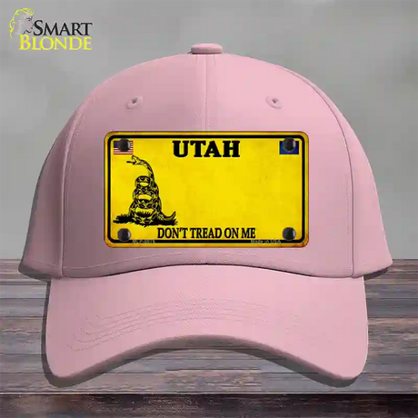 Utah Dont Tread On Me Novelty License Plate Hat Cotton / Pink