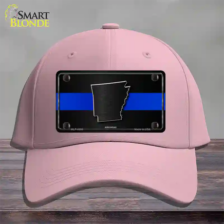 Arkansas Thin Blue Line Novelty License Plate Hat Cotton / Pink