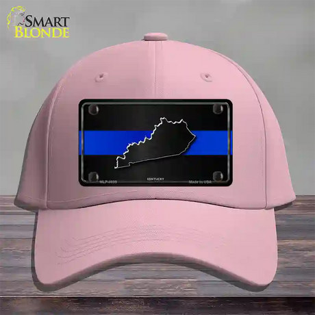 Kentucky Thin Blue Line Novelty License Plate Hat Cotton / Pink